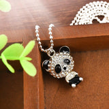 Crystal Panda Necklace