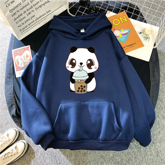Panda Blue Hoodie | Panda Stuff