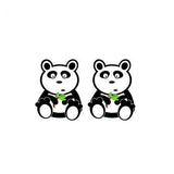 Panda Earrings Kawaii