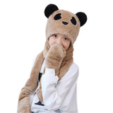 Panda Hat with Gloves