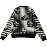 Panda Hoodie Striped Woman