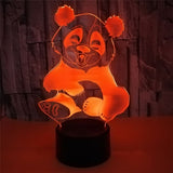 Panda Night Light Baby Kawaii