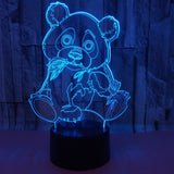 Panda Night Light Bamboo