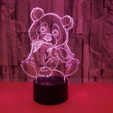Panda Night Light Bamboo