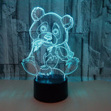 Panda Night Light Bamboo