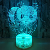 Panda Night Light Decorating