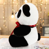 Panda Plush Big Red Ribbon