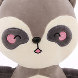 Red Panda Plush Love Gray