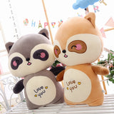 Red Panda Plush Love Gray