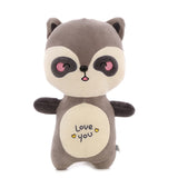 Red Panda Plush Love Gray