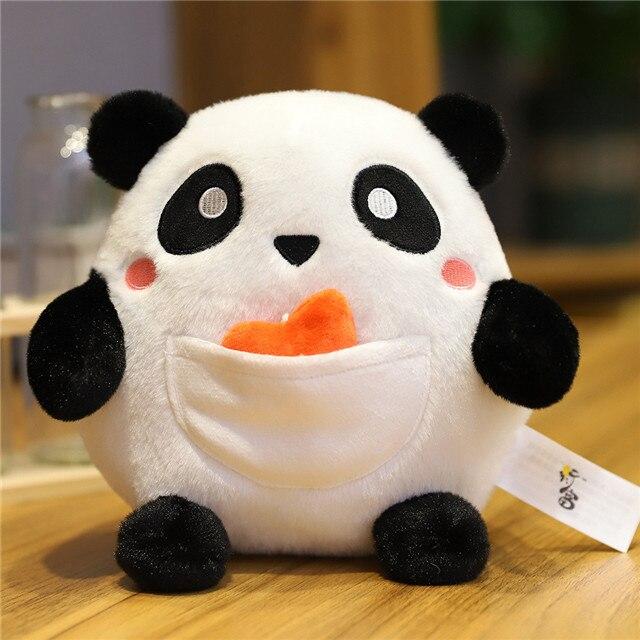 round panda plush