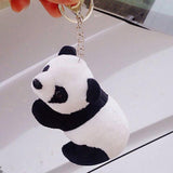 Stuffed Panda Keychain