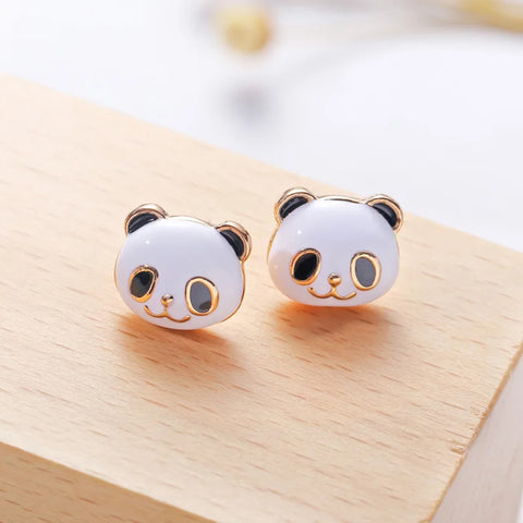 Panda Earrings