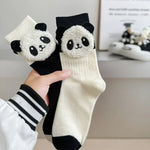 Cozy Panda Cotton Socks