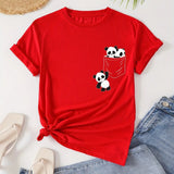 Panda Print T-Shirt