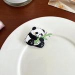 Cute Panda Acrylic Brooch