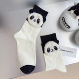 Cozy Panda Cotton Socks