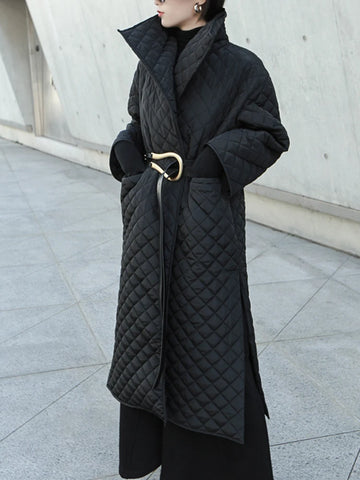 Black Long Puffer Coat