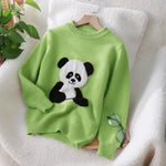 Panda Jacquard Sweater