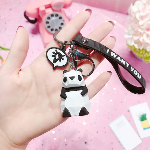 Panda Charm Keychain