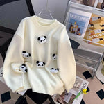 Cute Panda O-Neck Sweater