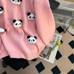 Cute Panda O-Neck Sweater