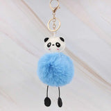 Kawaii Panda Plush Keychain