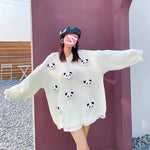 Cute Panda O-Neck Sweater