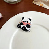 Cute Panda Acrylic Brooch