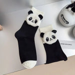 Cozy Panda Cotton Socks