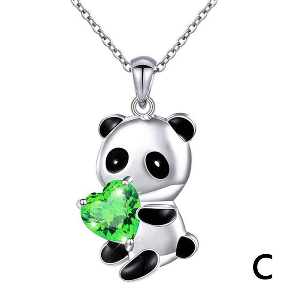 Adorable Cameo Panda Pendant Necklace - Luau Leslie Shop