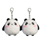 Fluffy Panda Keychain