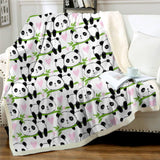 Fuzzy Panda Blanket