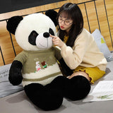Giant Panda Plush Christmas Sweater