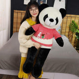 Giant Panda Plush Christmas Sweater