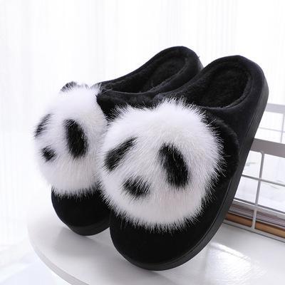 Ladies Panda Slippers