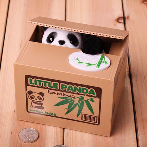Little Panda Bamboo Piggy Bank