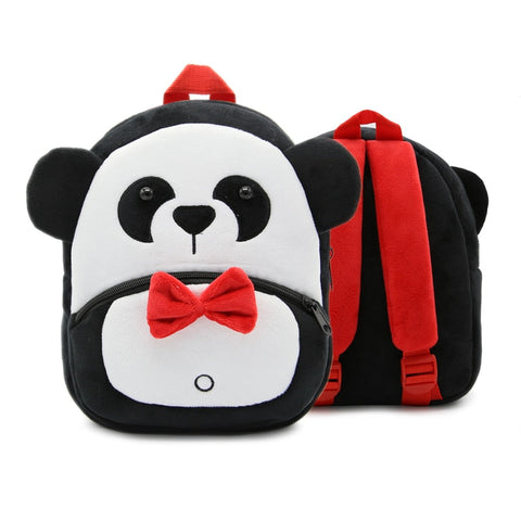Panda Bag Red Bow Tie