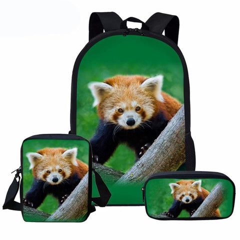 Panda Bag School Set