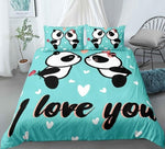 Panda Bedding Love You