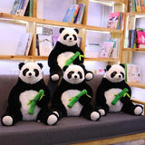 Panda Big Plush with a Bamboo