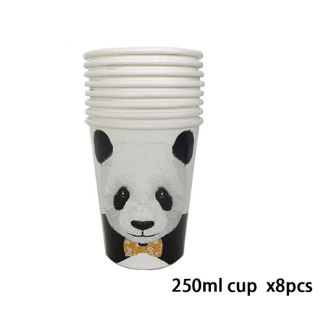 Panda Birthday Decorations Cups Class