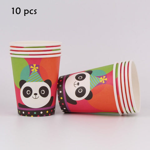 Panda Birthday Decorations Cups Girl