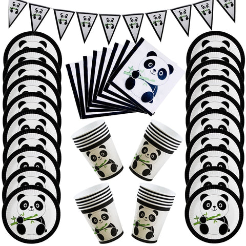 Panda Birthday Decorations Set 2
