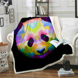 Panda Blanket Big Head