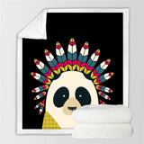 Panda Blanket Indian