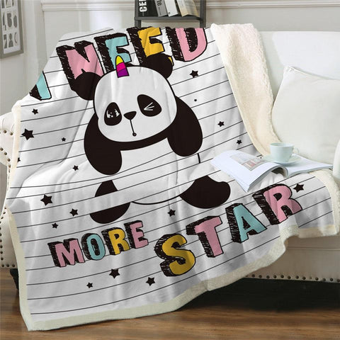 Panda Blanket Star