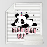 Panda Blanket Unicorn
