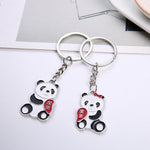 Panda Couple Keychain