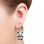 Panda Diamond Earrings